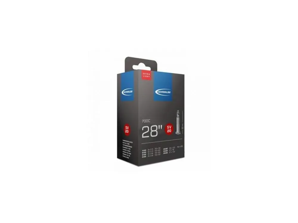 Duše Schwalbe SV20 18/25-622/630 extra lehká, SV40mm Pouze Dnes