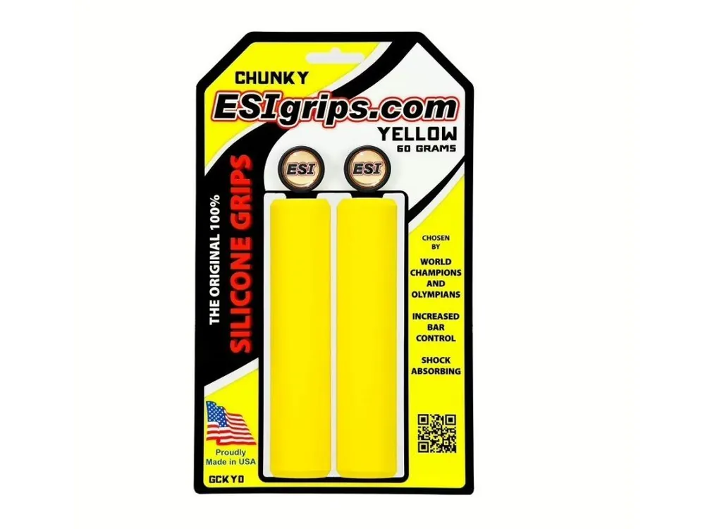 Gripy ESI Chunky - yellow Aktuální