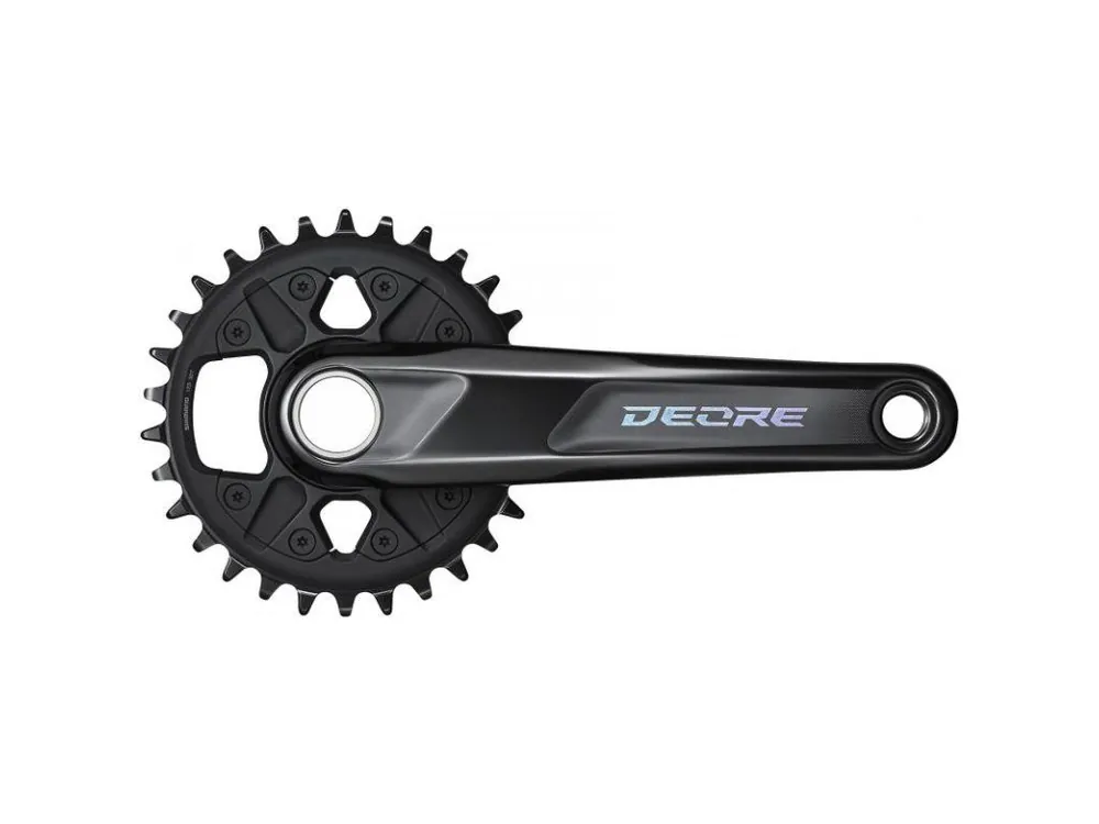 Jen Po Omezenou Doba Kliky Shimano Deore FC-M6100-1 integrovaná klika 1x12 175 mm 30z bez misek, černé