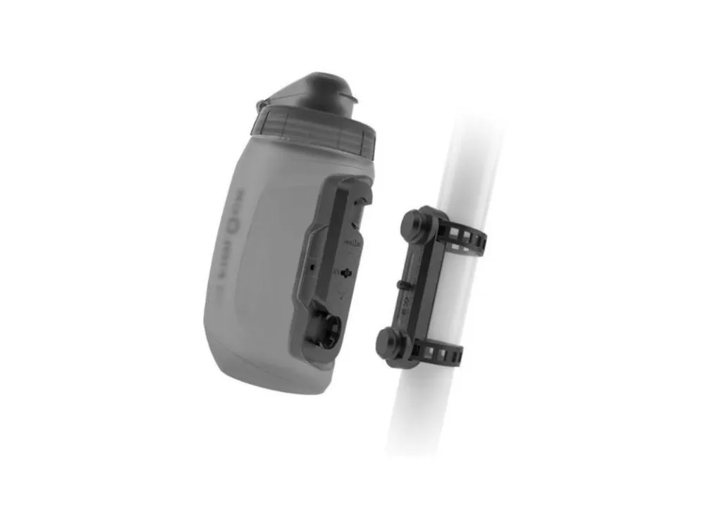 Láhev Fidlock Twist Set tmavá, 450ml + UNI BASE Top Prodej