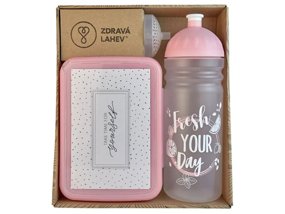Láhev Set Fresh růžová Nejlepší Volba