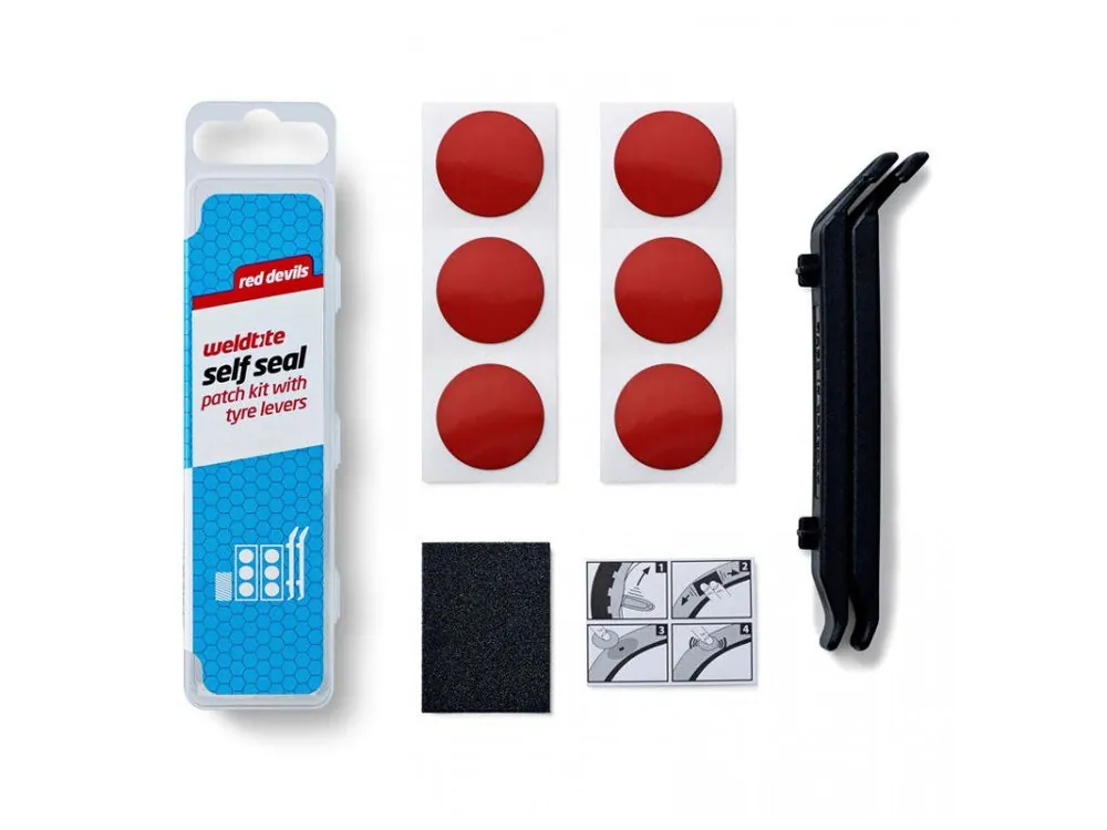 Lepení Weldtite Self Seal Red Devils - sada 7 ks + montpáky Cenová Bomba