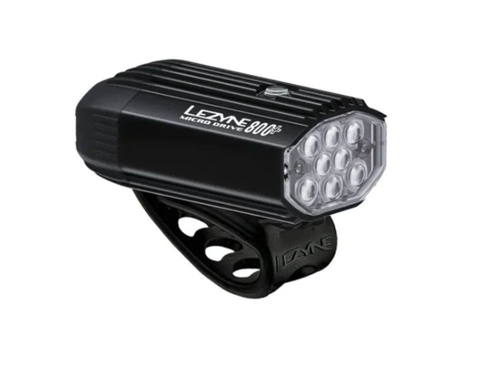 Must-Have Lezyne Micro Drive 800+ - přední, satin black