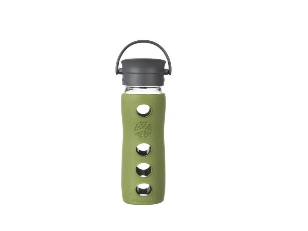 Sezónní Sleva Lifefactory hrnek s cafe uzávěrem 475ml - zelený