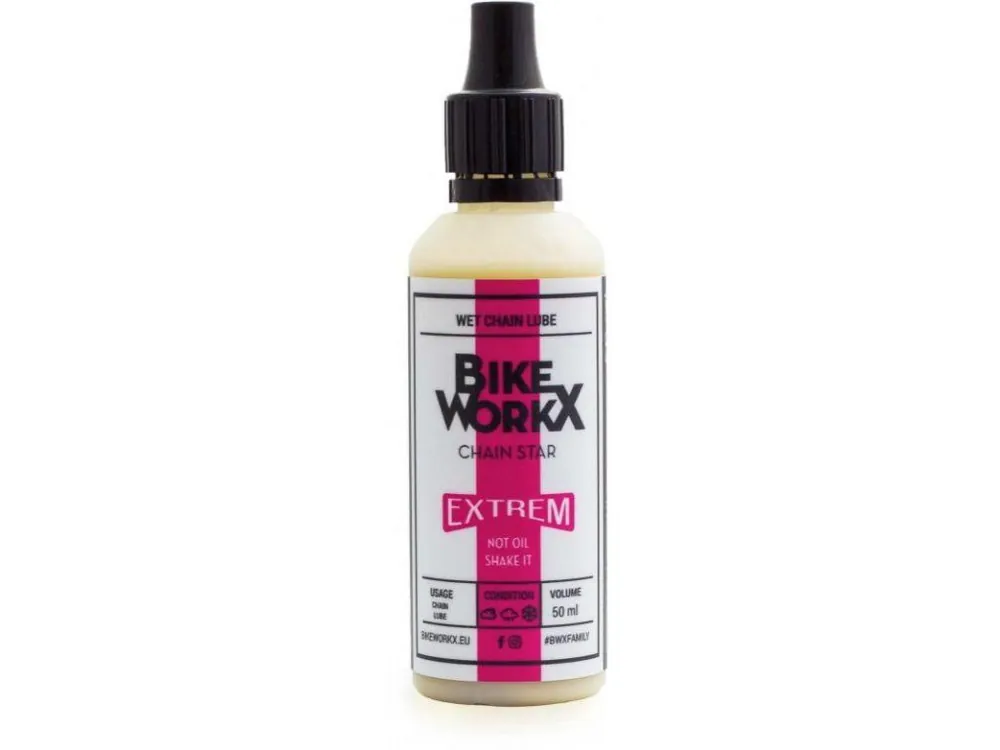 Nejlepší Cena Olej BikeWorkX Chain Star Extrem - kapátko 50 ml
