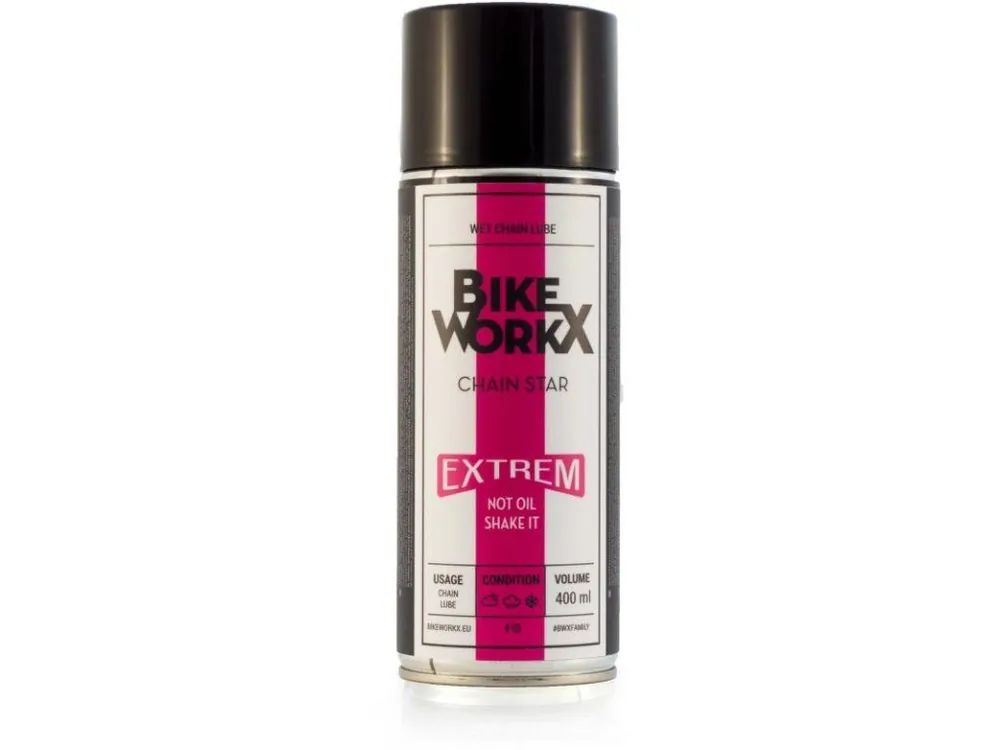 Olej BikeWorkX Chain Star Extrem - sprej 400 ml Nejlepší Cena