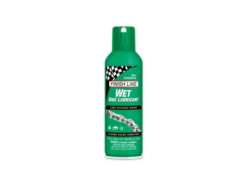 Bezpečná Platba Olej Finish Line Wet - sprej 240 ml