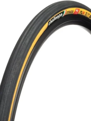 Plášť CHALLENGE STRADA Pro TLR 700x27 černá/tan Levný