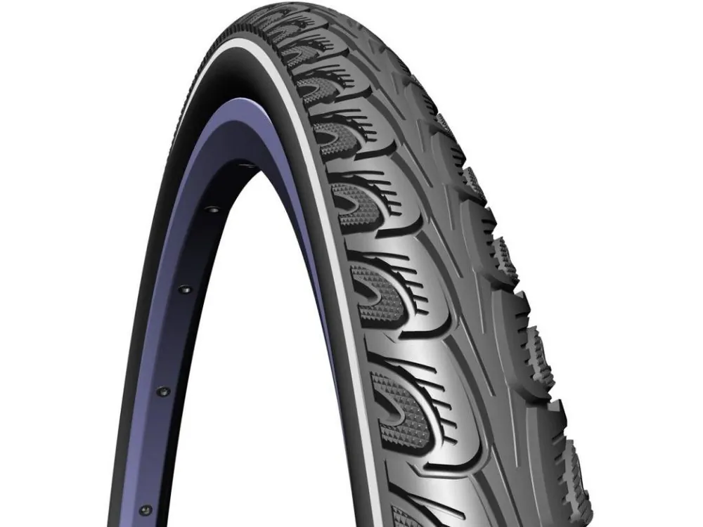 Cenový Hit Plášť Mitas Hook 28 x 1 1/2 (40-635) V69 - černý, reflexní pruh