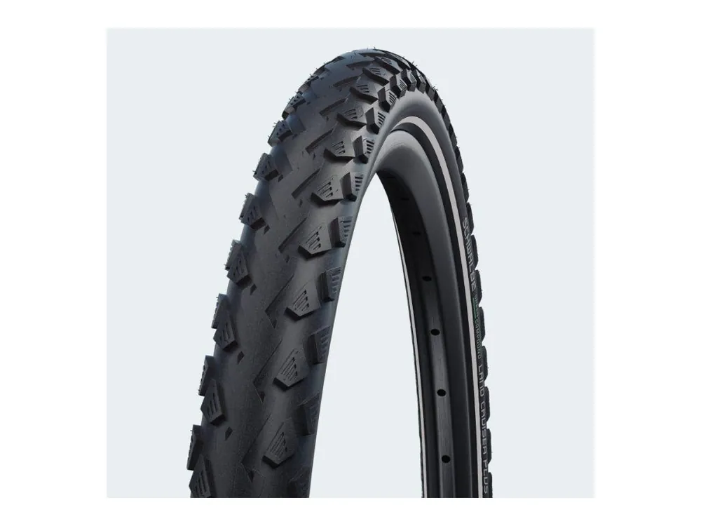 Horká Nabídka Plášť Schwalbe Land Cruiser 28x1,60 (42-622) Green černá+reflexní pruh