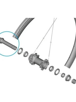 Přední osa Shimano WH-R9270 Poslední Šance