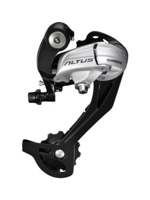 Přehazovačka Shimano Altus RD-M370 - stříbrná, SGS dlouhé vodítko (9s) Vrácení Zdarma