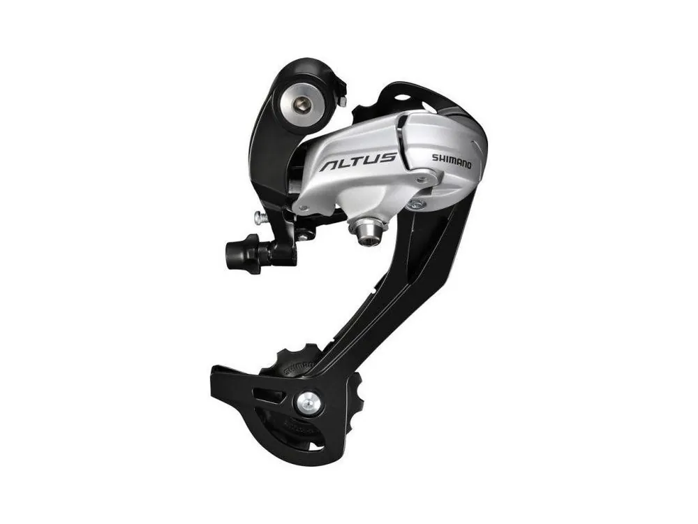 Přehazovačka Shimano Altus RD-M370 - stříbrná, SGS dlouhé vodítko (9s) Vrácení Zdarma