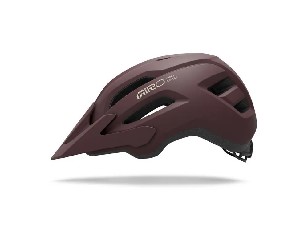 Levný Přilba GIRO Fixture II W - Mat Dark Maroon, dámská