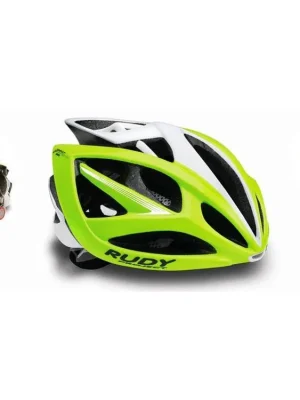 Přilba Rudy Project - Airstorm - lime fluo-white Finální Výprodej