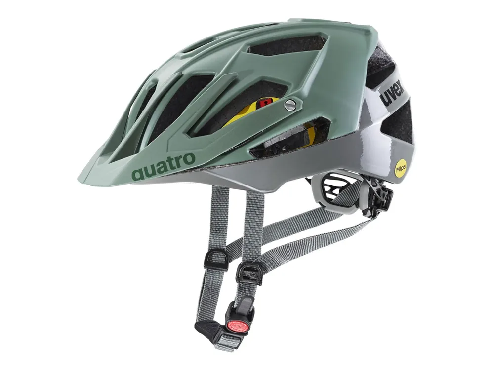 Přilba UVEX Quatro CC Mips (S4136100400) - Moss/Rhino, unisex Expresní Doručení