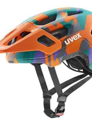Horká Nabídka Přilba UVEX React Jr. (S4107070900) - Papaya Camo Matt, juniorská