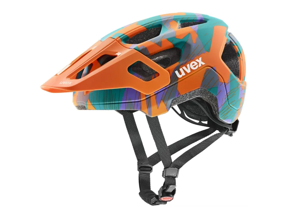 Horká Nabídka Přilba UVEX React Jr. (S4107070900) - Papaya Camo Matt, juniorská