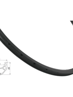 Bezpečná Platba Ráfek FORCE BASIC DISC 584x18 32děr - černý 702383