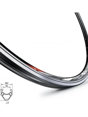 Ráfek Mach1 CFX - 622 x 13, 36 děr, černý Super Cena