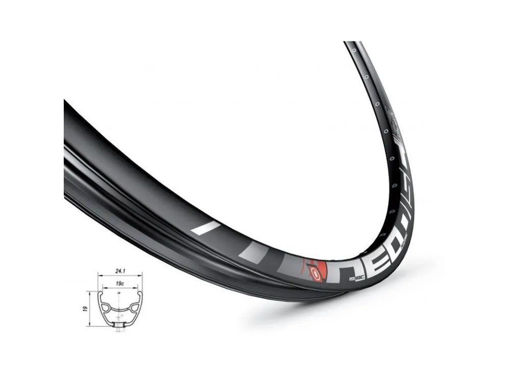 Ráfek Mach1 Neo Disc 622 x 19, 36 děr, černý Cenově Výhodný