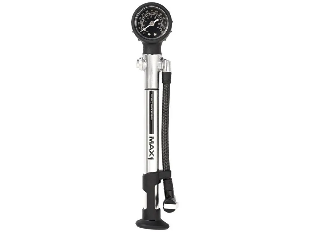Nejprodávanější Pumpička na vidlice a tlumiče MAX1 Shock Sport Armour s manometrem
