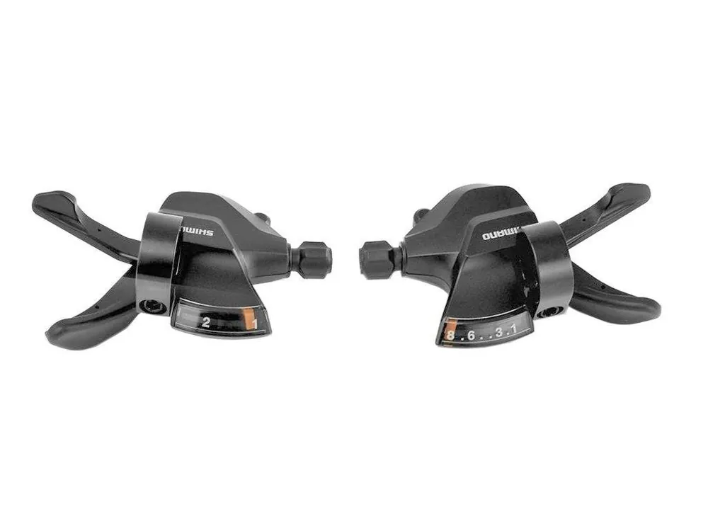Speciální Cena Řadící páčky Shimano Altus SL-M315 - pár, 3x8 rychlostí, objímka
