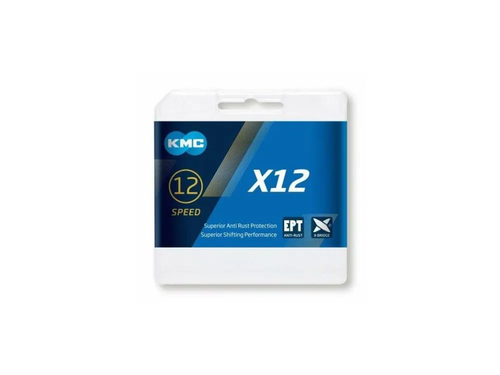 Řetěz KMC X-12 EPT - šedý, v krabičce, 126 čl. Sleva