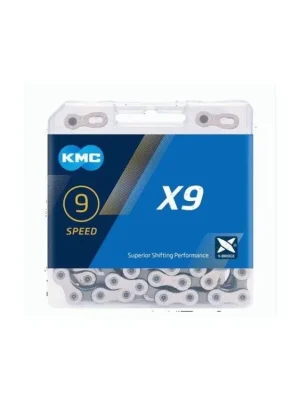 Akce Řetěz KMC X-9.93 - balený, stříbrno-šedá (9s) 114 čl.