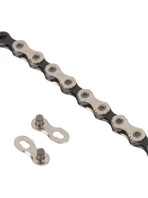 Řetěz KMC X10 silver/black, 118 článků + spojka Výhodná Nabídka