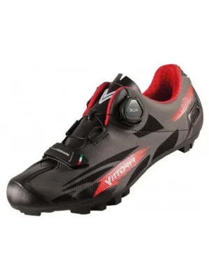 Tretry Vittoria Captor Boa MTB - black-red Poslední Šance