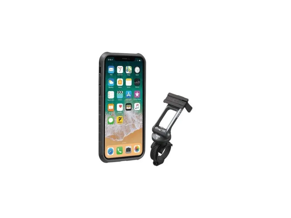 Speciální Cena TOPEAK RIDECASE pro iPhone X černá/šedá