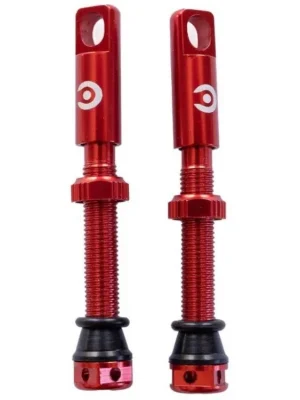 Sleva Ventilek Protocycles 44mm s hliníkovou čepičkou - červená