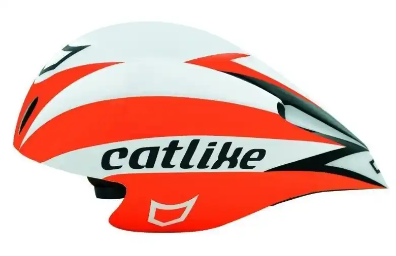Přilba Catlike Chrono Aero Plus 2012 R283 Oranžovo/Bílá Akční Cena