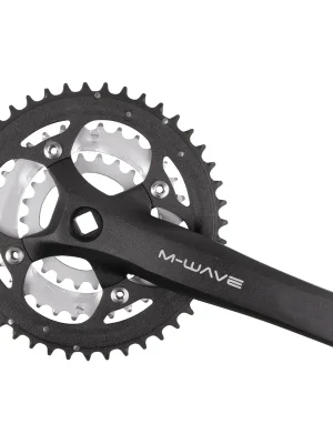 Kliky Mighty Al - 9 Speed, černé 44/32/22 zubů Ověřený