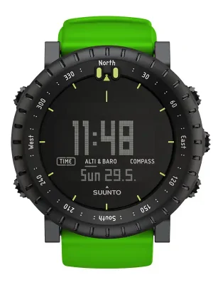 Hodinky s výškoměrem Suunto Core Green Crush Značkový