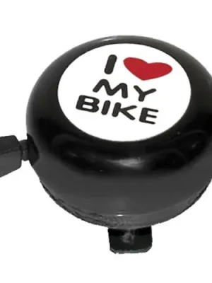 Zvonek I love my bike - černý Originální