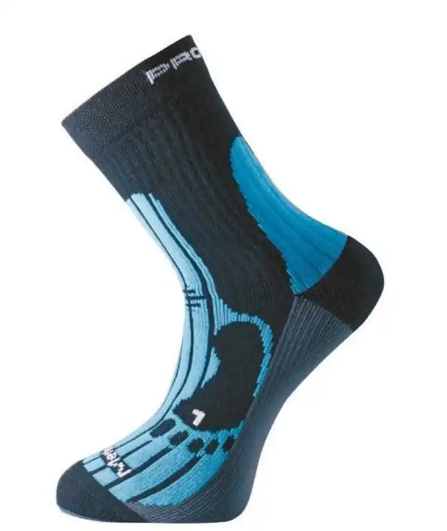 Bezpečná Platba Ponožky Progress MERINO černo/modré