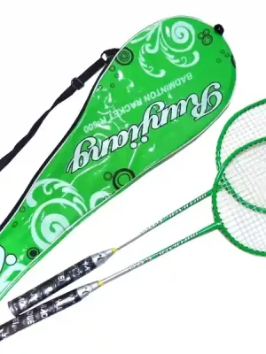 Badmintonová sada DE LUXE zelená Nejprodávanější