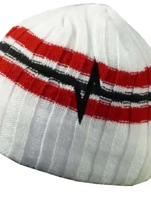 Čepice HAVEN Beanie bílo/červená Tovární Cena