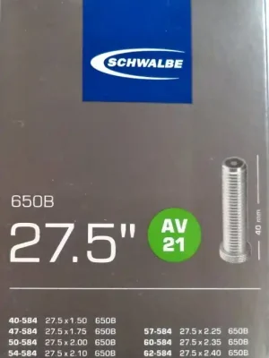 Časově Omezené Duše SCHWALBE 27.5 1.5-2.4 AV21
