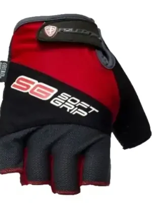 Horká Nabídka Rukavice na kolo pánské Poledník SOFT GRIP červené