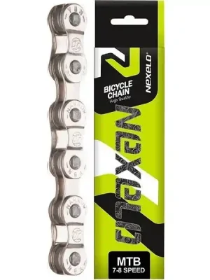Řetěz Nexelo 7-8sp. stříbrný Vrácení Zdarma