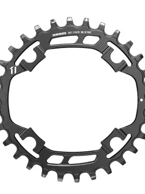Výprodej Převodník SRAM X-SYNC 30z, 94BCD, ocel 3.5mm, černý, 11sp.