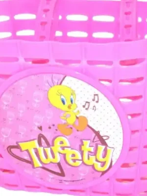 Víkendová Akce Koš dětský barevný růžový TWEETY + pásky