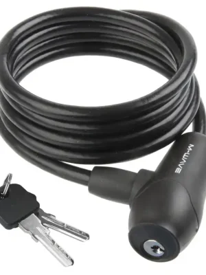 Zámek M-Wave spirála 8x150 silikon Levný