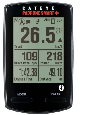 Cyklopočítač CATEYE Padrone Smart+ (SC100B) Jen Po Omezenou Doba