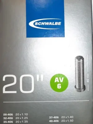 Cenový Hit Duše Schwalbe 20 28/40-406 AV6