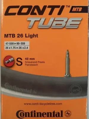 Duše Continental MTB 26 26x1,75/2,5 - 47/60-559 FV42 light Výprodej