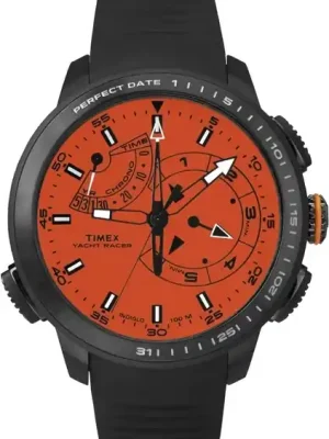 Super Cena Hodinky Timex Intelligent Quartz Men's Yacht Racer oranž